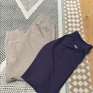 FIGS! Beige and Eggplant Jogger & Pant Scrubs!